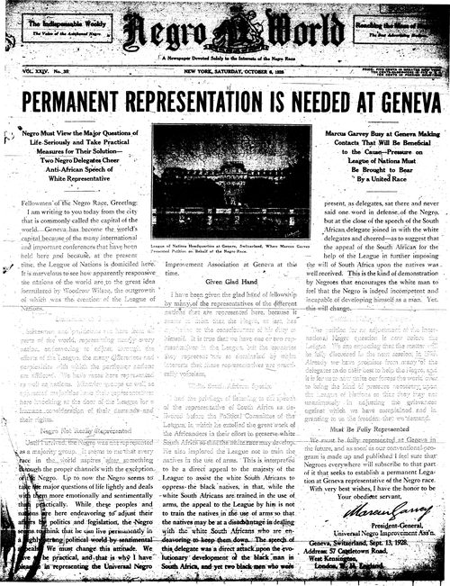 Front page, October 6, 1928