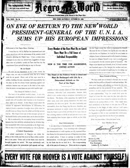 Front page, October 27, 1928