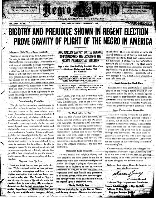 Front page, December 1, 1928