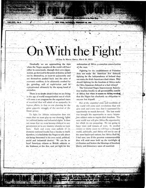 Front page, February 23, 1929