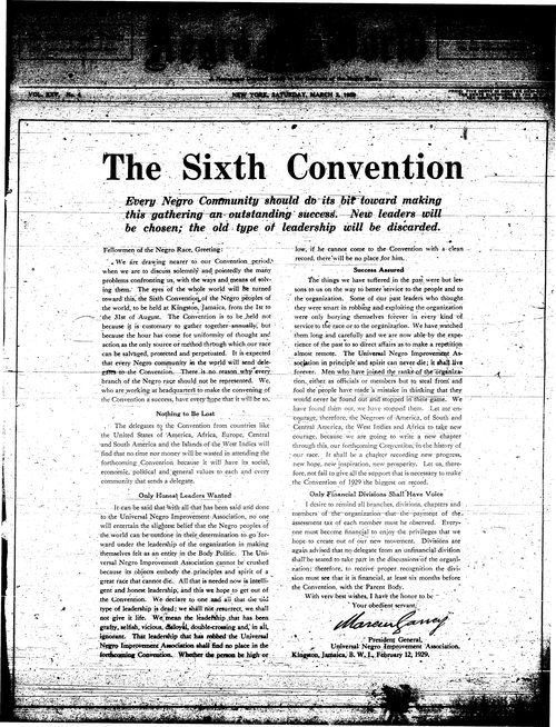 Front page, March 2, 1929