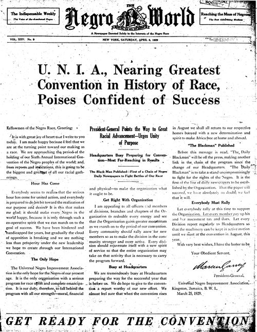 Front page, April 6, 1929