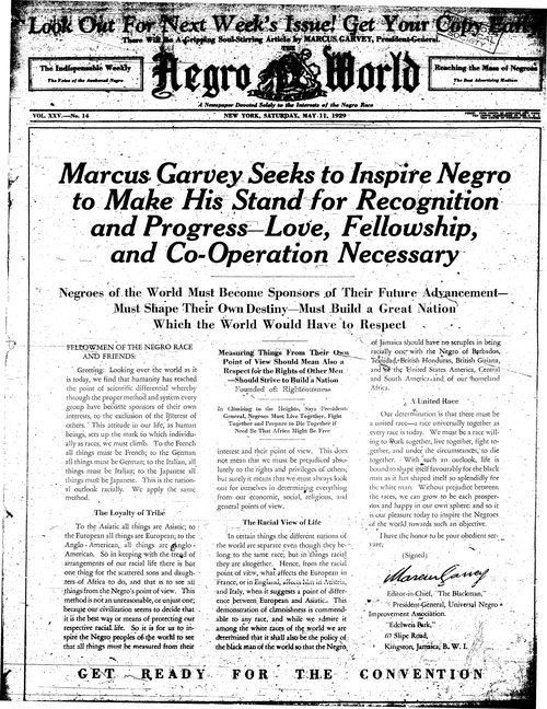 Front page, May 11, 1929