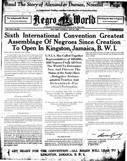 Front page, July 27, 1929