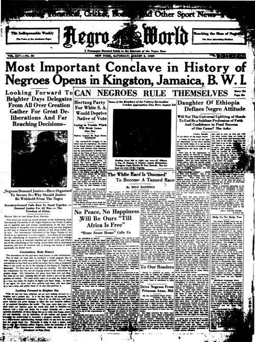 Front page, August 3, 1929