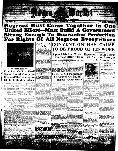 Front page, September 14, 1929