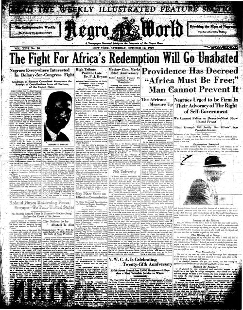 Front page, October 12, 1929