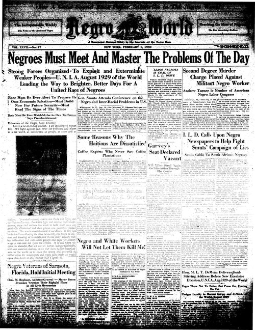 Front page, February 1, 1930