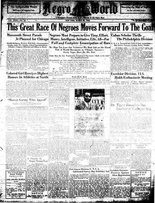 Front page, March 29, 1930