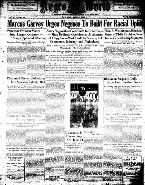 Front page, April 5, 1930