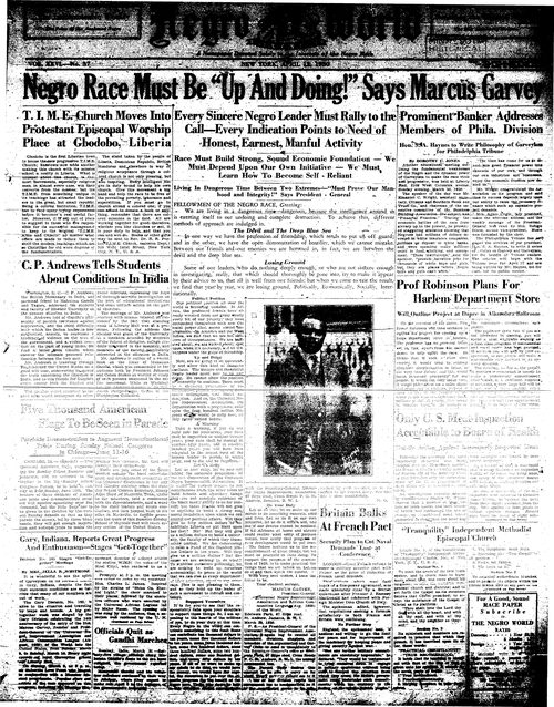 Front page, April 12, 1930