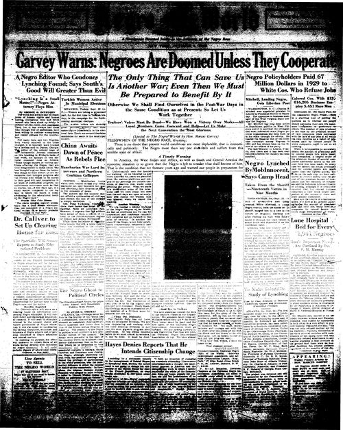 Front page, October 4, 1930