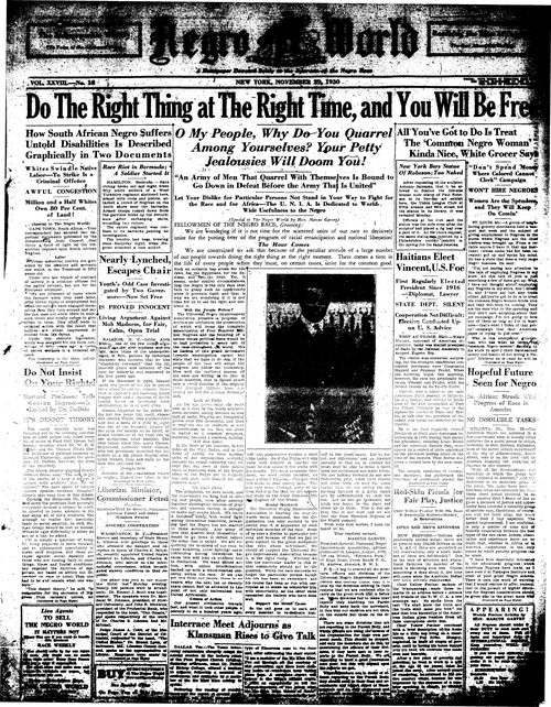 Front page, November 29, 1930