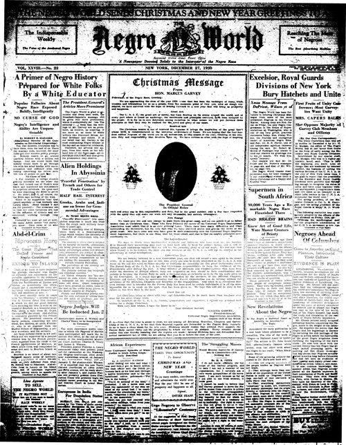 Front page, December 27, 1930