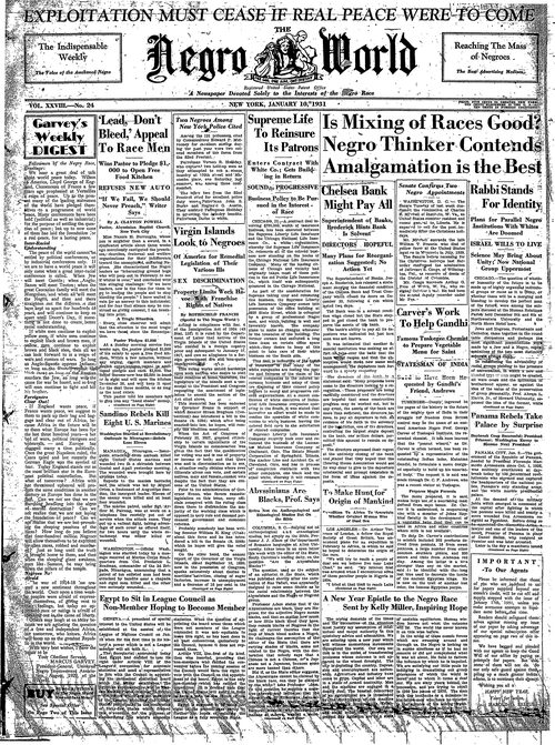 Front page, January 10, 1931
