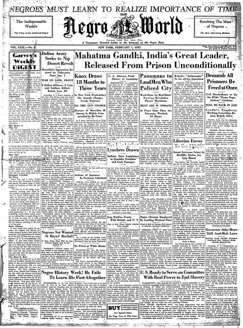 Front page, February 7, 1931