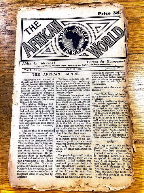 Front page, May 23, 1925
