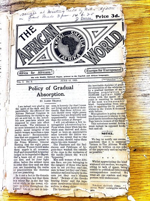Front page, June 13, 1925